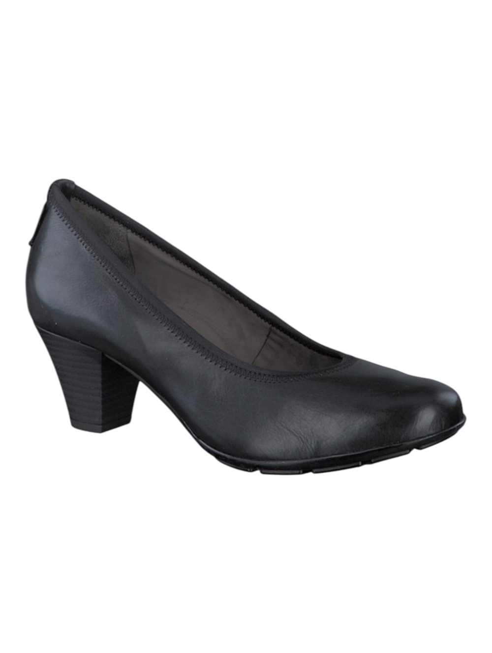 Mephisto Genuine Leather Black Heel Pumps Comfort Size 9.5 Or 9 1/2